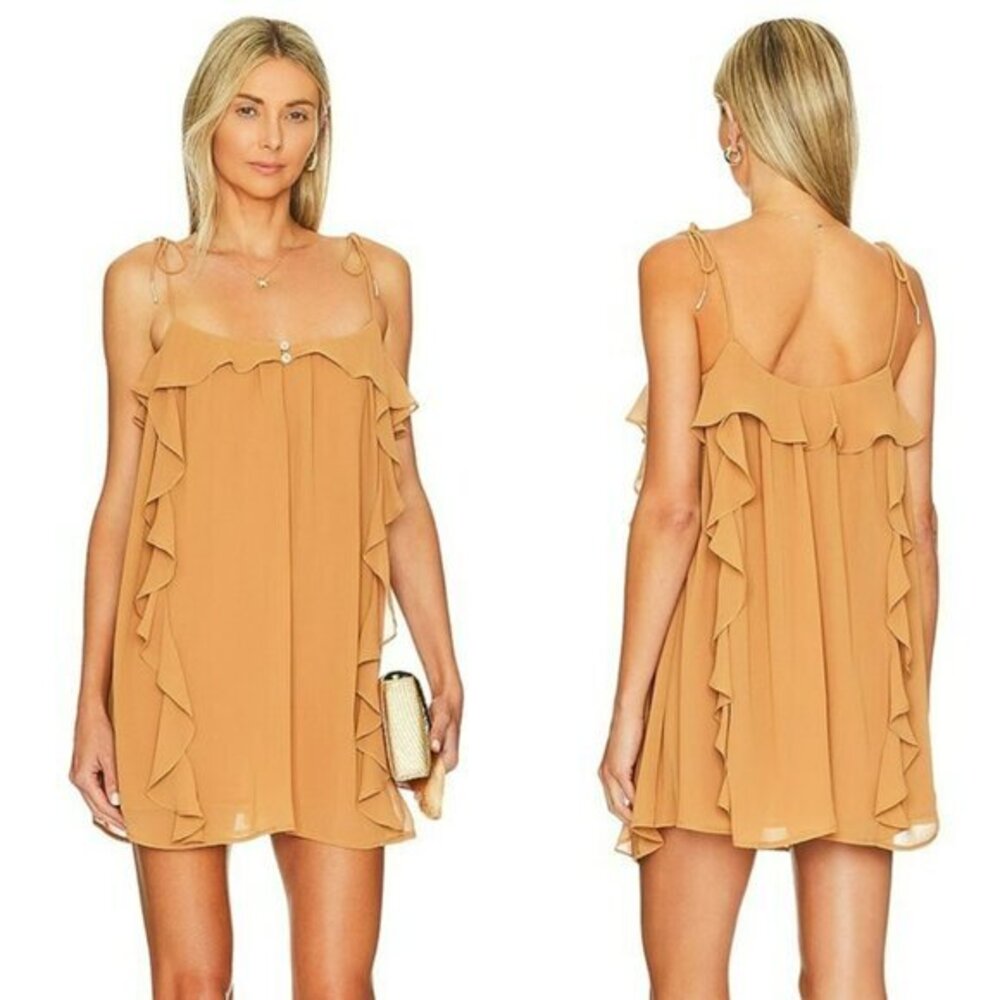 Tularosa Jamie Mini Dress - Brown Sugar